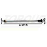 Lança reta SC+PU M22X1,5mm M X 1/4 NPT F Mecline - 432250 (Original)