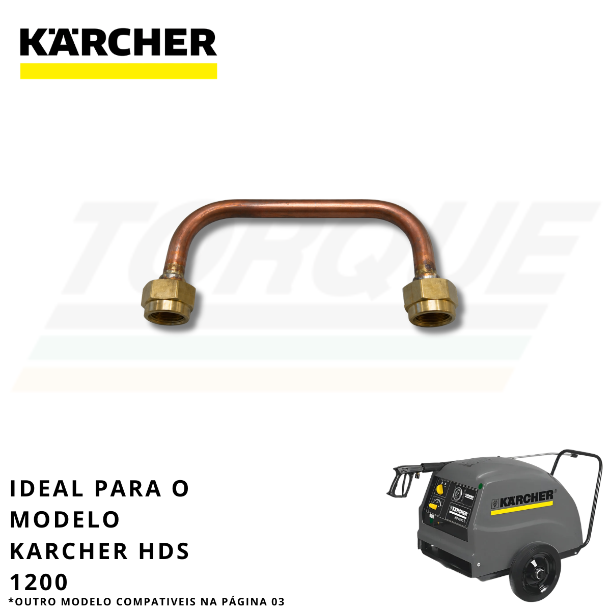 Tubagem U S800 para Karcher HDS 1200 - 4.420-769.0 (Original)