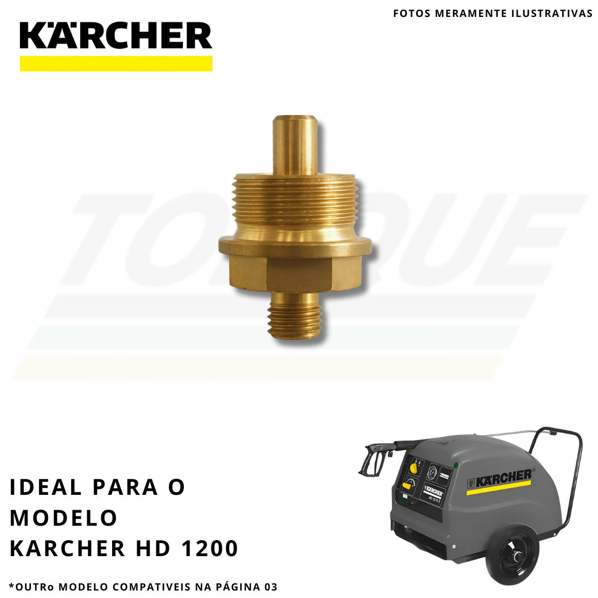 Parafuso Manômetro Karcher HD660/ HD800/ HD1200 - 9.369-094.0 (Original)