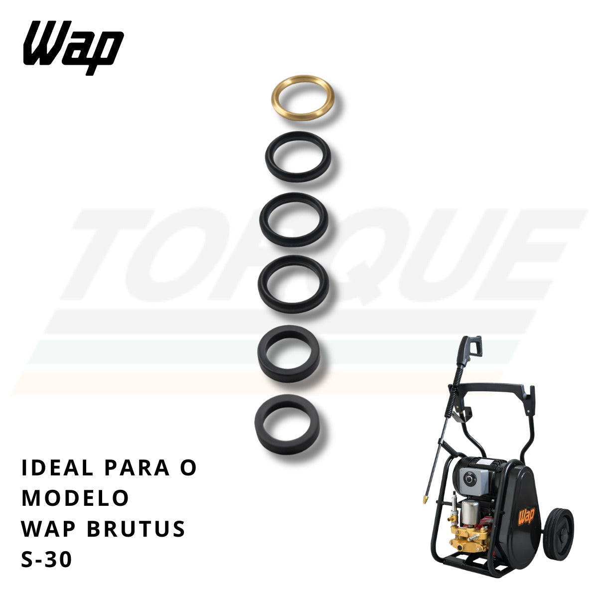 Kit Gaxeta Wap para Bomba Brutus S-30 D - 70050587 (Original)