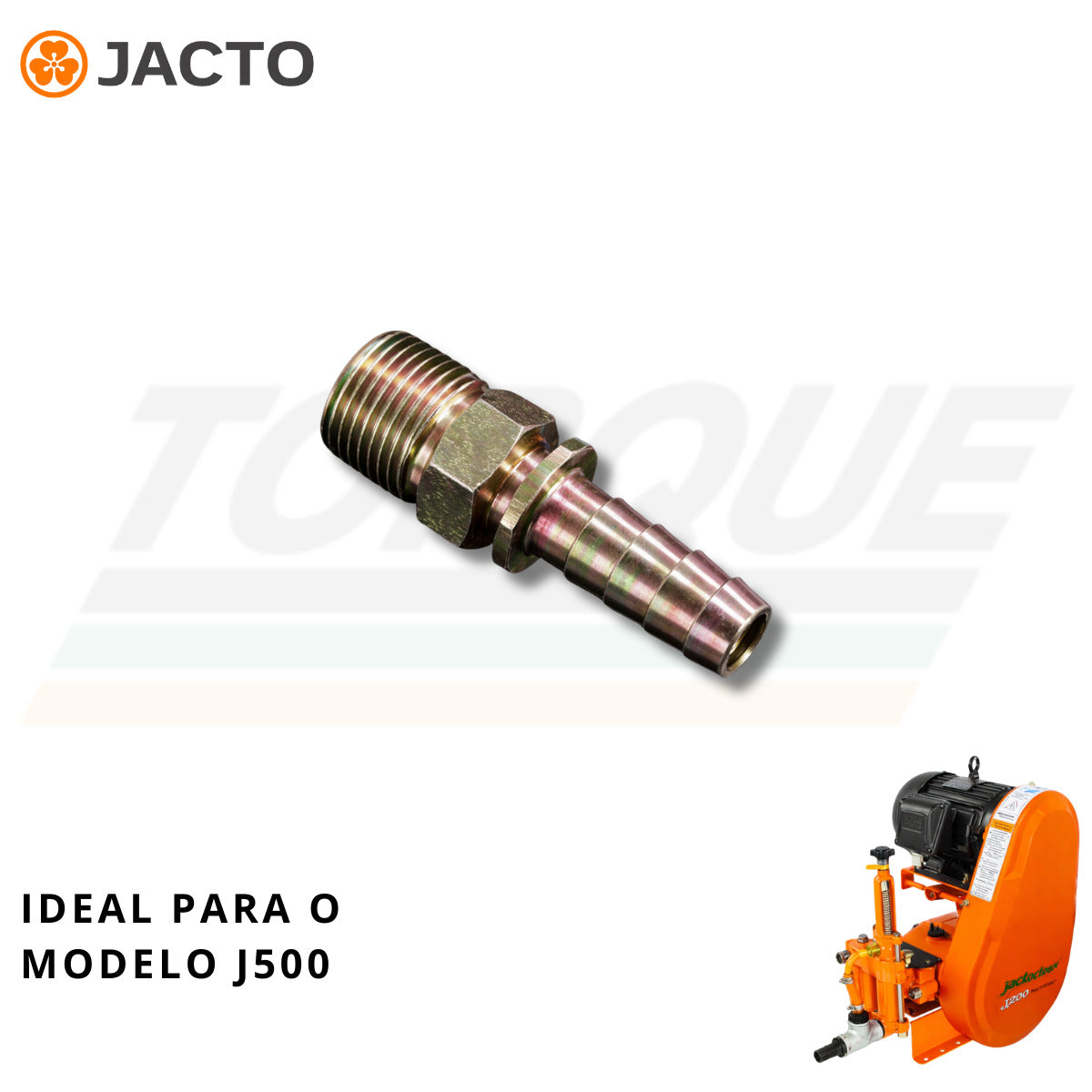 Conector Macho 1/2 NPT para Jacto J500 - 291385 (Original)