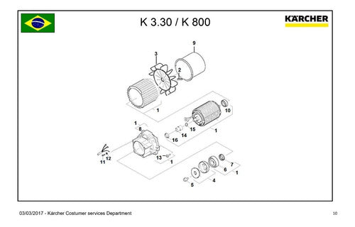 Rolamento de esferas 6202-2rs Karcher HD585